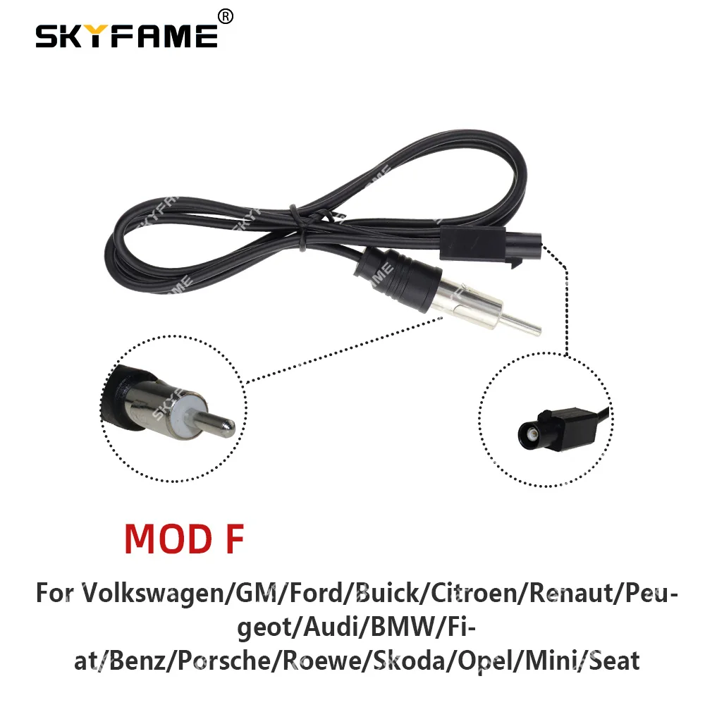 Car Stereo Accessories Car Radio FM AM Antenna Converter Adapter Extended Line Plug