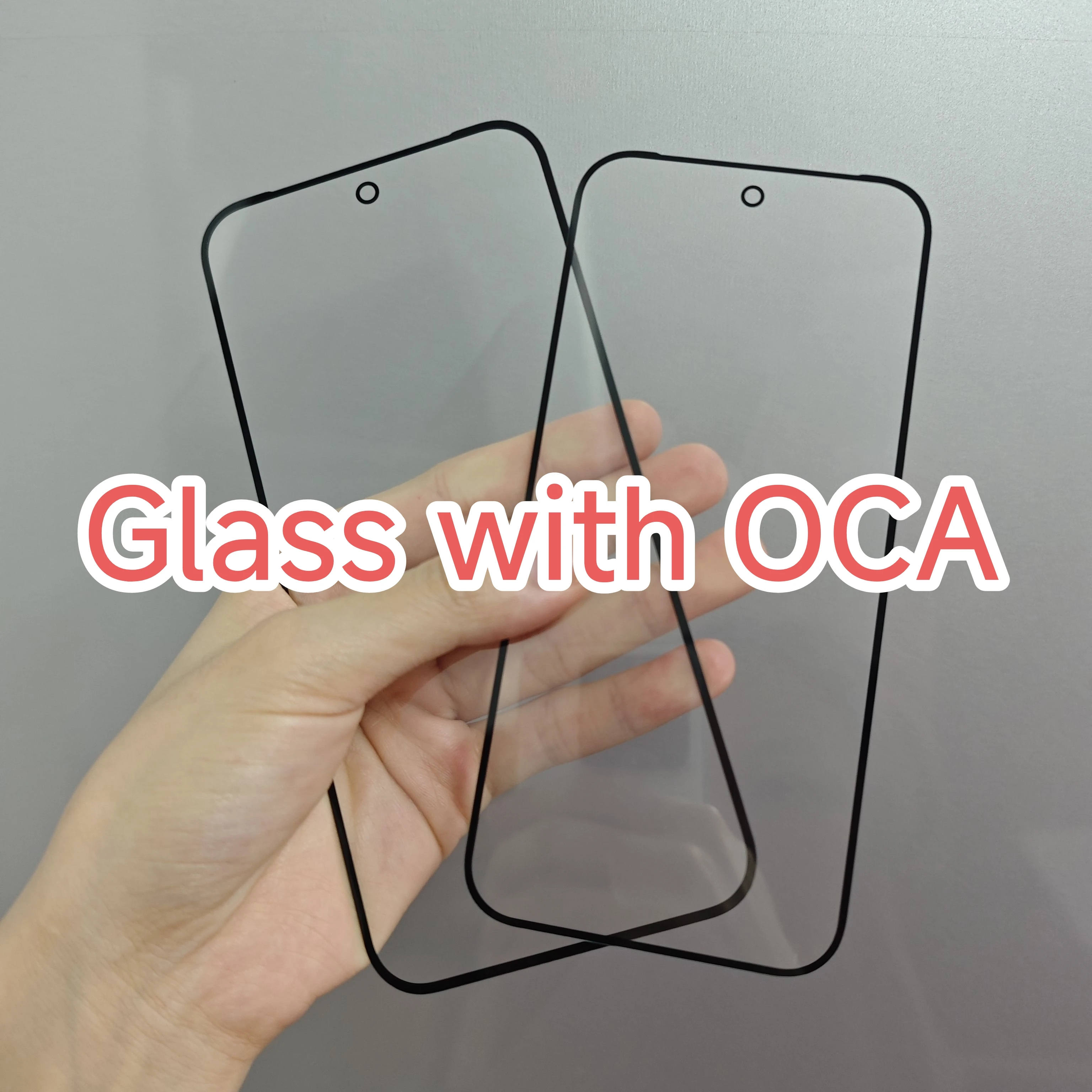 Google Pixel 9 / 9Pro / 9 Pro XL용 OCA가 포함된 고품질 터치 스크린 전면 외부 유리(소유성 코팅)