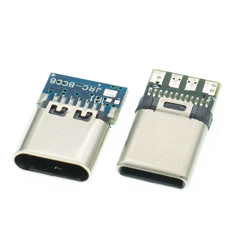 10pcs USB 3.1 Type C 24-Pin Male/Female Connector Socket Adapter for Soldering Wire, Cable, and PCB Board Support Description Image.This Product Can Be Found With The Tag Names Active Components, Electronic Components Supplies, Integrated Circuits, Usb