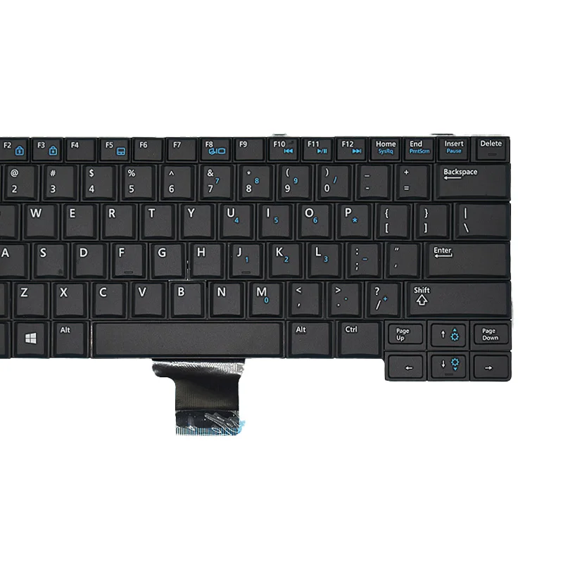 New Eua Inglês Teclado do Portátil para Dell Latitude E7440 E7420 E7240 E7420d 00k1c8 V141025ar1 Nsk-ld0bc Pk130vn1b05 127000 - Imagem 3