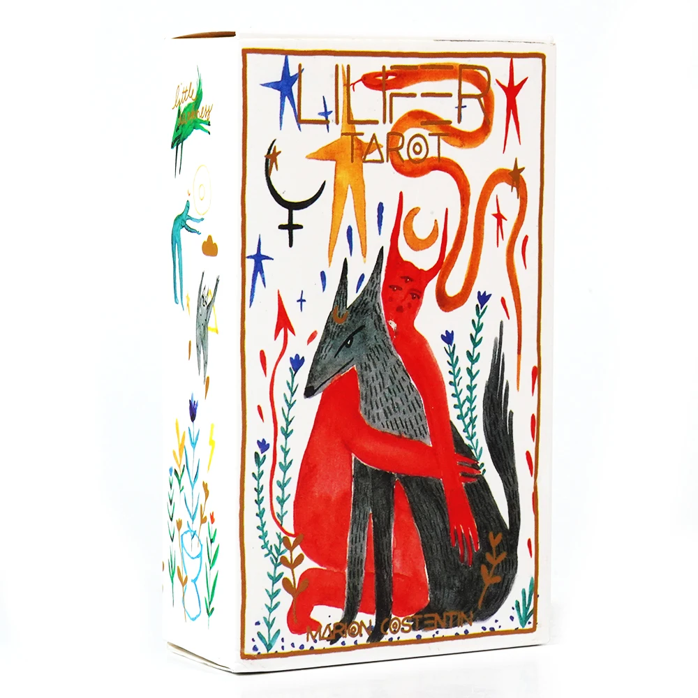 Le Lilifer Tarot 80 Stück Karten la Tradition Occulte et ma Propre Pratique Spirituelle Travel Party Gathering Game – Detail 3