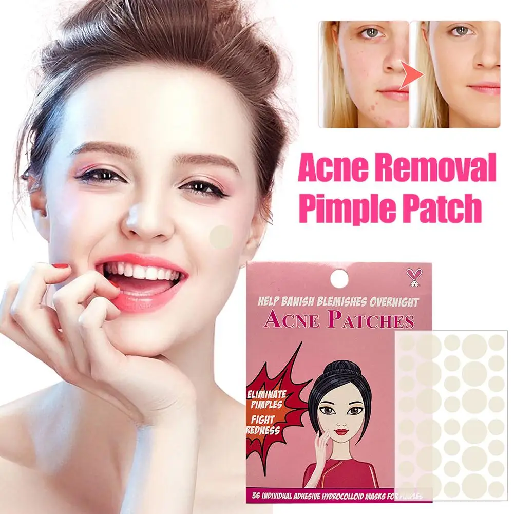 

24/36Pcs Invisible Acne Patches Removal Pimple Anti-Acne Patches Hydrocolloid Spots Sticker Waterproof Concealer Marks Repa G9M8