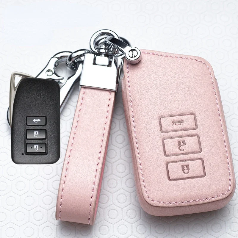ontto Custodia per Chiave Auto con Portachiavi Adatta per Lexus GS GX LX RC NX ES LS RX is 200 250 300H 350 450H ES300H RX250T Telecomando Cover Custodia Portachiavi a 4