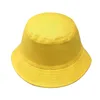 Custom Logo Bucket Hat Cotton Blank Embroidery Cap Unisex Reversible Outdoor Bob Kpop Fishreman Hats Wide Brim Sun Visor Gorras 5