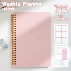 Enhanced Productivity A5 Planner for Students and Professionals (Pink)