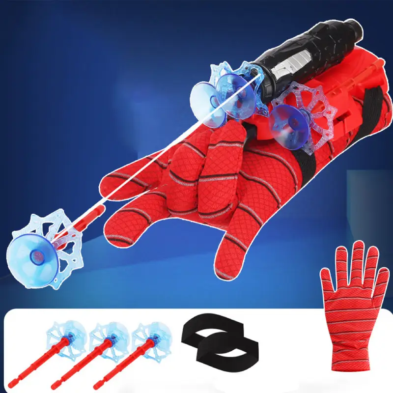 Superhero Launcher with Silk Glove Spiders Web Wrist Set Shooters Toy Anime Figures Cosplay Props for Children Kids Toys Gifts - Image 6