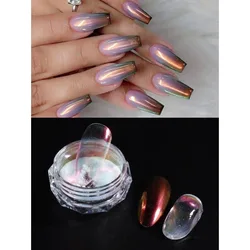 Holographic Iridescent Mermaid Nail Powder - Glitter Dust (Red)