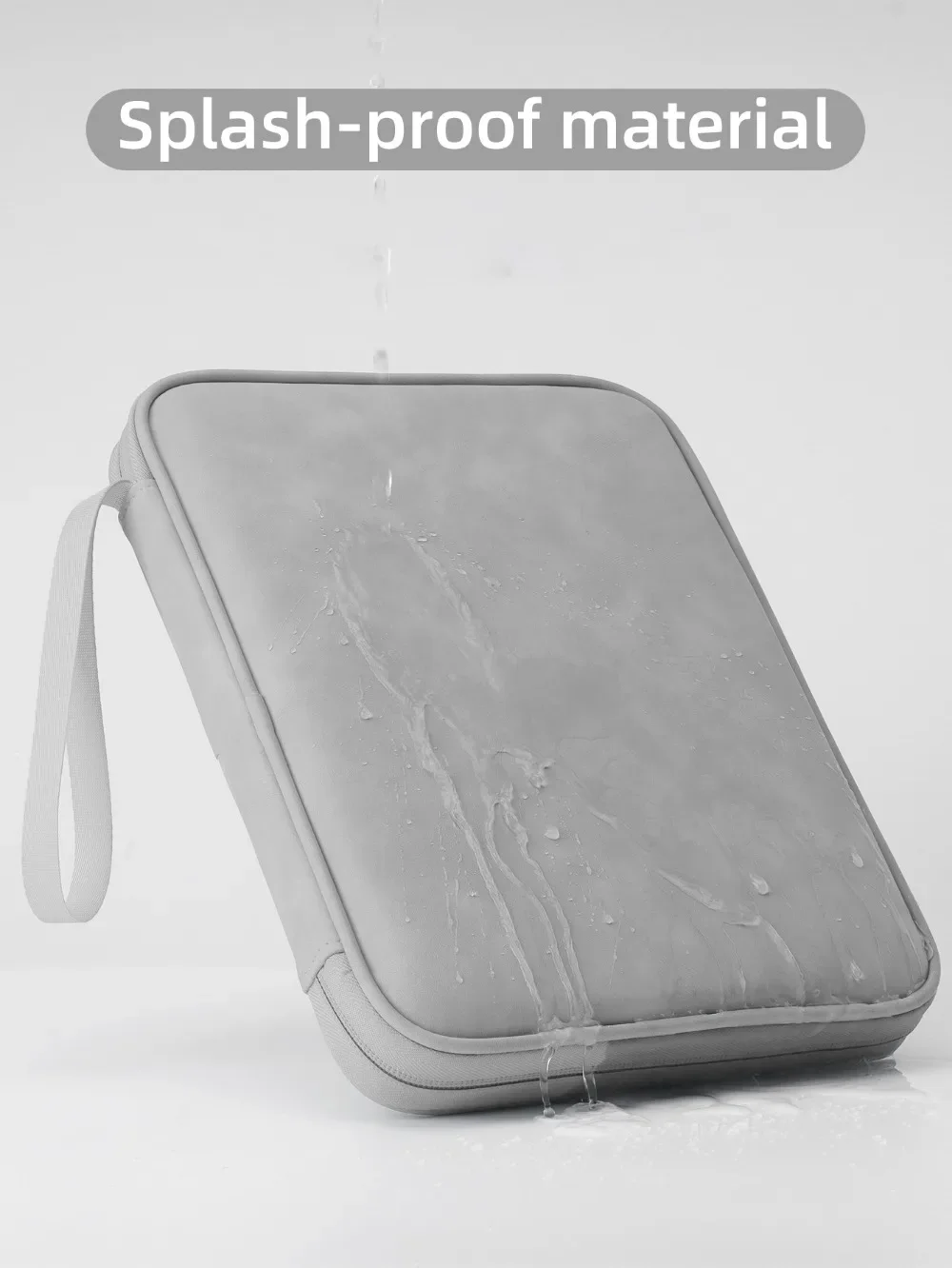 Multi-Pocket Shockproof Tablet Sleeve with Anti-Dust Protection
