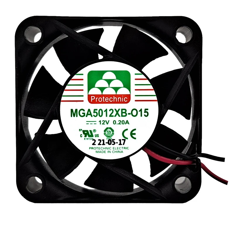 

Magic MGA5012XB-O15 DC 12V 0.20A 50x50x15 мм 2-проводной Вентилятор охлаждения сервера