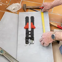 Pince professionnelle à double tête pour carreaux en céramique, pour couper et casser, outil manuel robuste pour carrelage métallique, pour le bricolage et 5