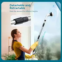 9 in 1 Multifunctional Handheld Electric Cleaning Brush With Telescopic Function, Bathroom Floor And Kitchen Cleaning Tool 3