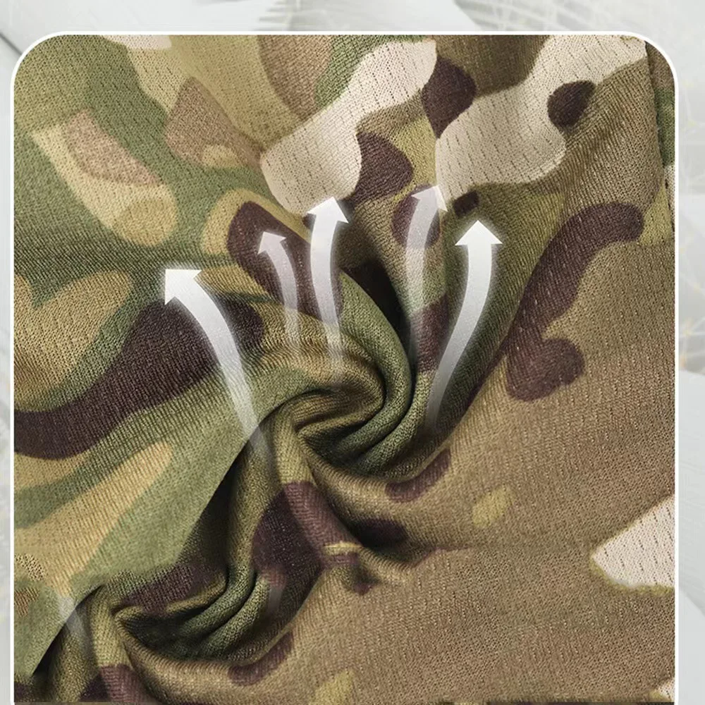 Cycling Face Mask Outdoor Cycling Sunscreen Insect Proof Breathable Sweat Absorbing Camouflage Hood Quick Drying Hat And Headscarf