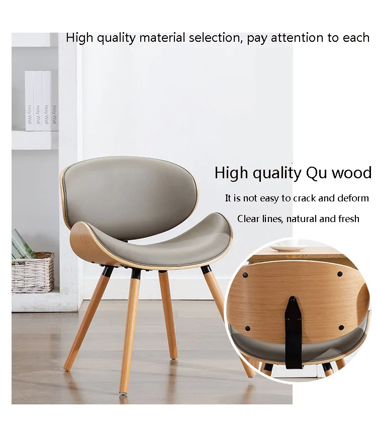 New Dining Garden Chairs Modern Camping Design Wedding Leather Wood Salon Nail Makeup Chairs Events Meubles De Salon Furniture