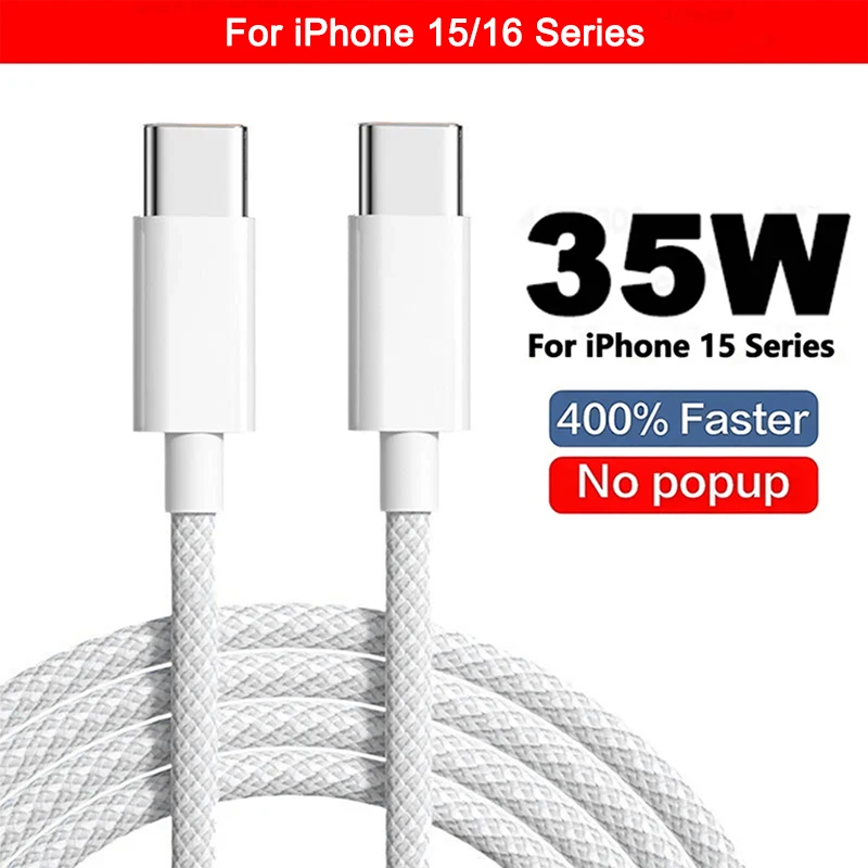 High-Speed 20W USB-C PD Charger with Fast Charging Adapter & USB Type-C Cable