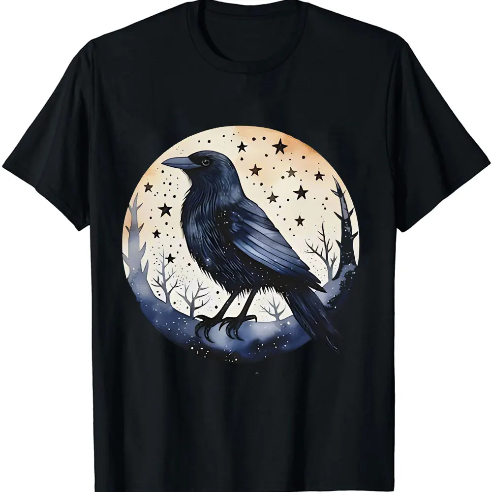 The Raven T-Shirt Can't Rain All The Time Print Gothic Tee The Crow Movie Tee Mystical Raven Inspiring Quote Goth Gift Cotton 4