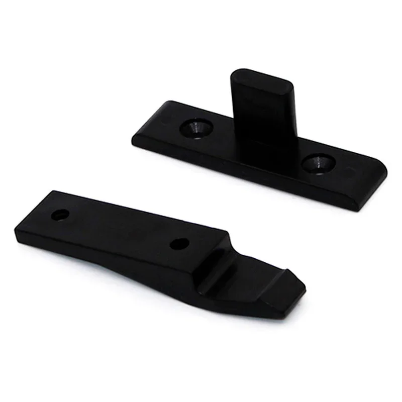 Plastic Corner Brace Furniture Hasp Latches Connector Hinge Locks Buckle Fastener Connection Wardrobe Snap Support Fitting 4pcs