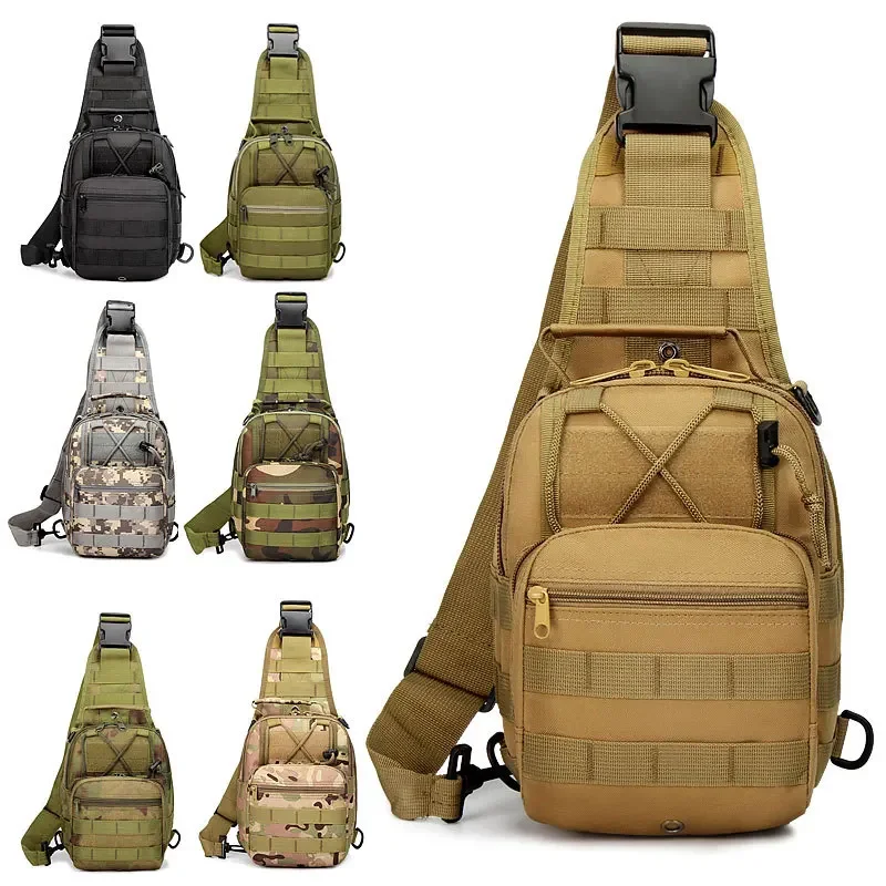Men&rsquo;s Oxford Crossbody Bag Military Rising Chest Bag Single Shoulder Korean Version Small Backpack Casual Waist