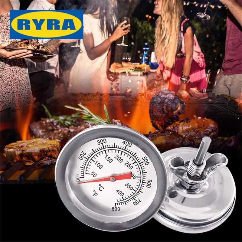 Grill Digital Cooking Thermometer Barbecue BBQ Charcoal Pit Wood Smoker Temperature Gauge Thermometer Fahrenheit/℃ Kitchen Tools