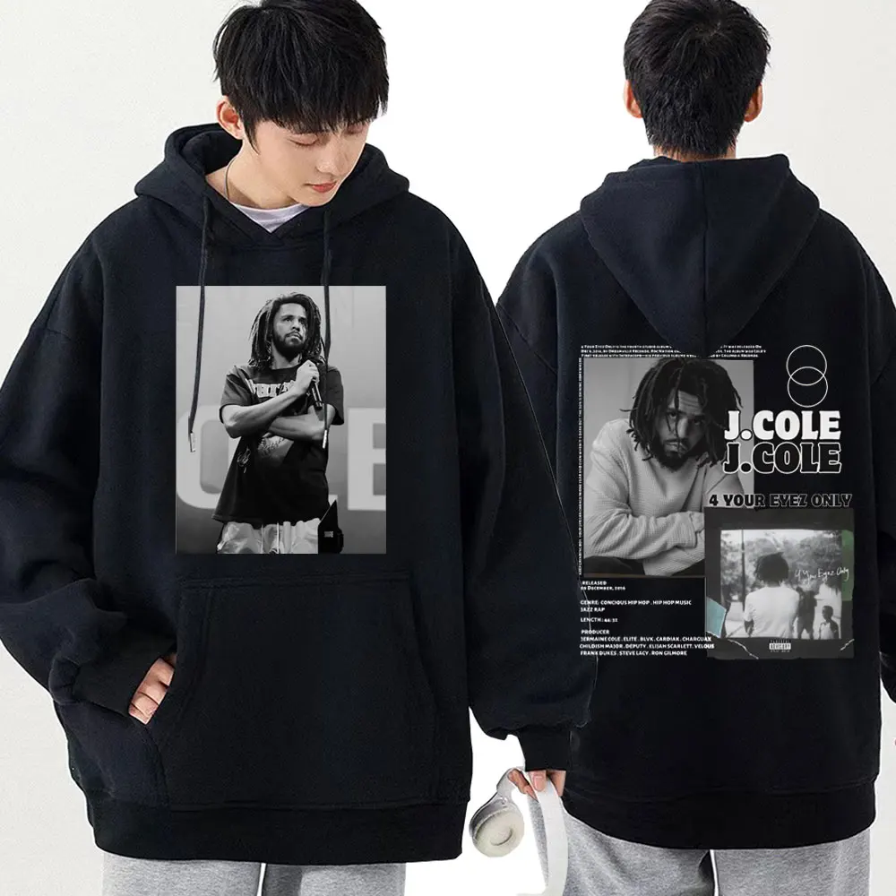 

Rapper J Cole Hoodie Vintage Style Music Album Concert Graphic Print Sweatshirt Men's Harajuku Hip Hop Oversized Pullover Unisex