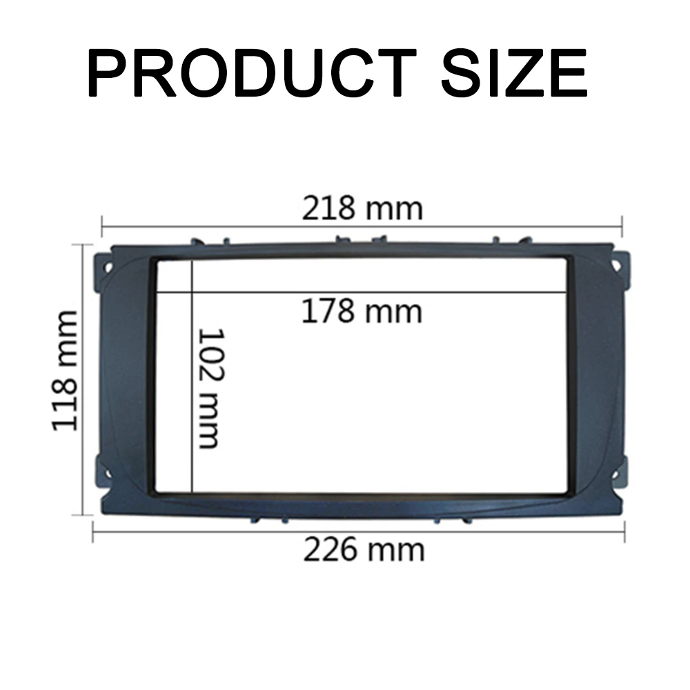 9''Car Radio Stereo Frame Fascia Panel W/Harness For Hyundai Santa Fe 2000-2006