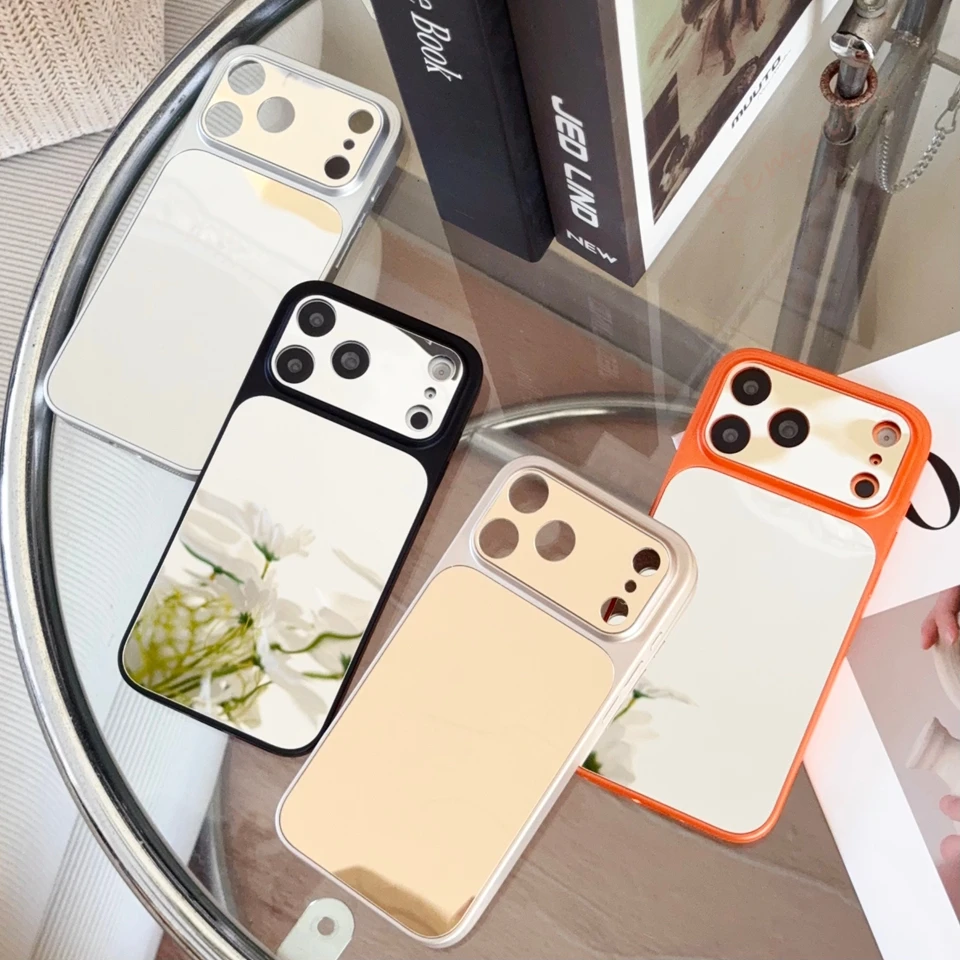 Magnetic Phone Case For Iphone With Mirror Window Camera Protection_voghion.com