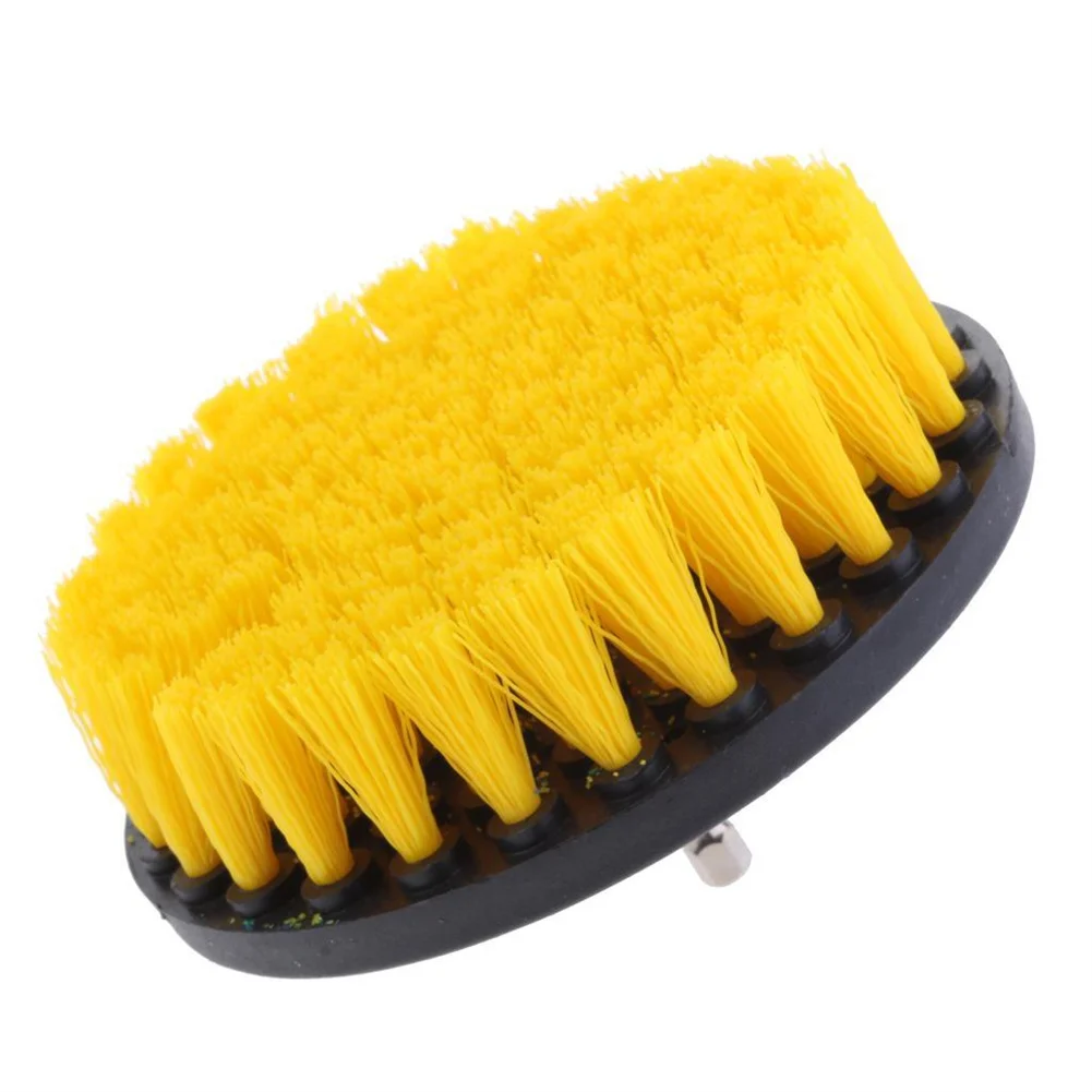 4 Inch Brush Attachment Power Scrubber Brush Car Polisher Bathroom Kitchen Cleaning Tools Yellow