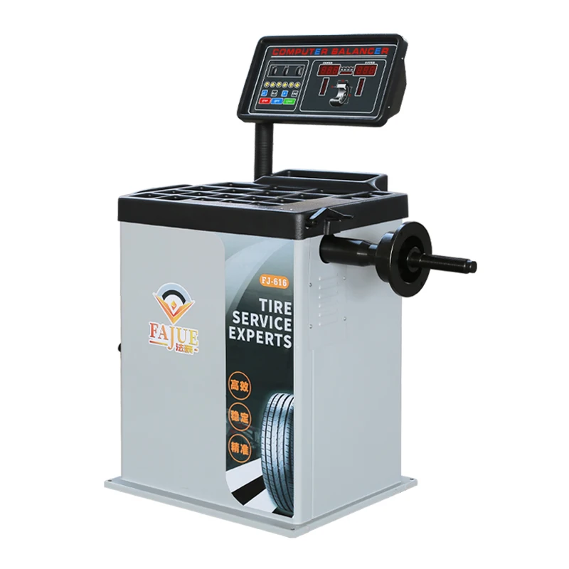 Auto maintenance automatic small and medium-sized car dynamic balancing machine tire balancer FJ-616 htdp h uhv automatic 0 1hz vlf tester ac high voltage hipot medium power cable