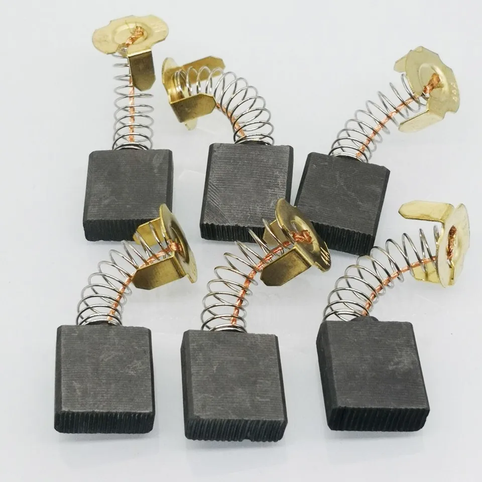 Carbon Brushes Set For Electric Motor 7x17x18mm PH65A 6pcs