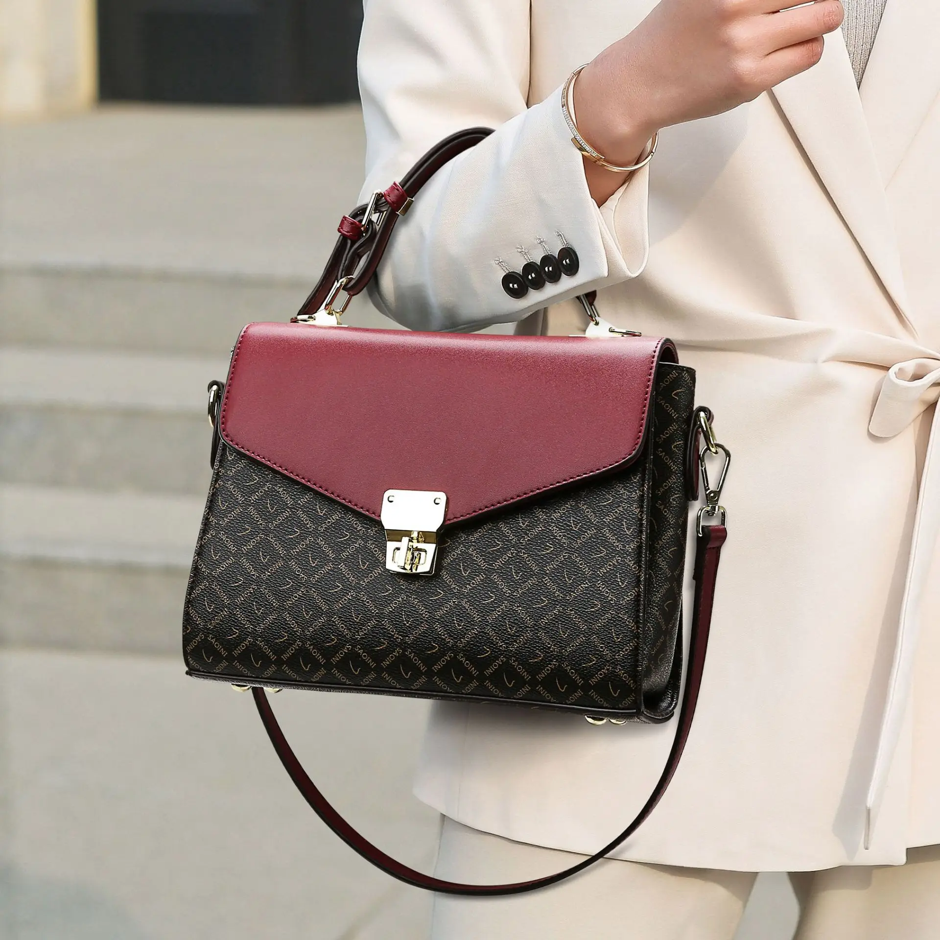 

2023 Summer 100% Genuine Leather Large Capacity Casual Totes High Quality Women Purse And Handbags Luxury Fashion Shoulder Bags