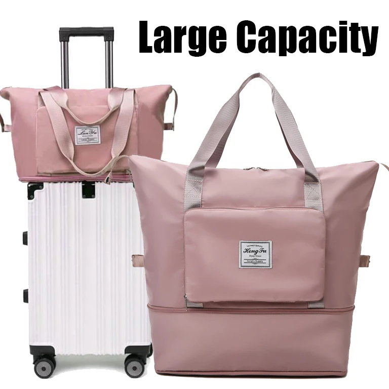 Bolso plegable de gran capacidad para mujer, bolsa de viaje, bolso de mano, 2021|Bolsas viaje| -