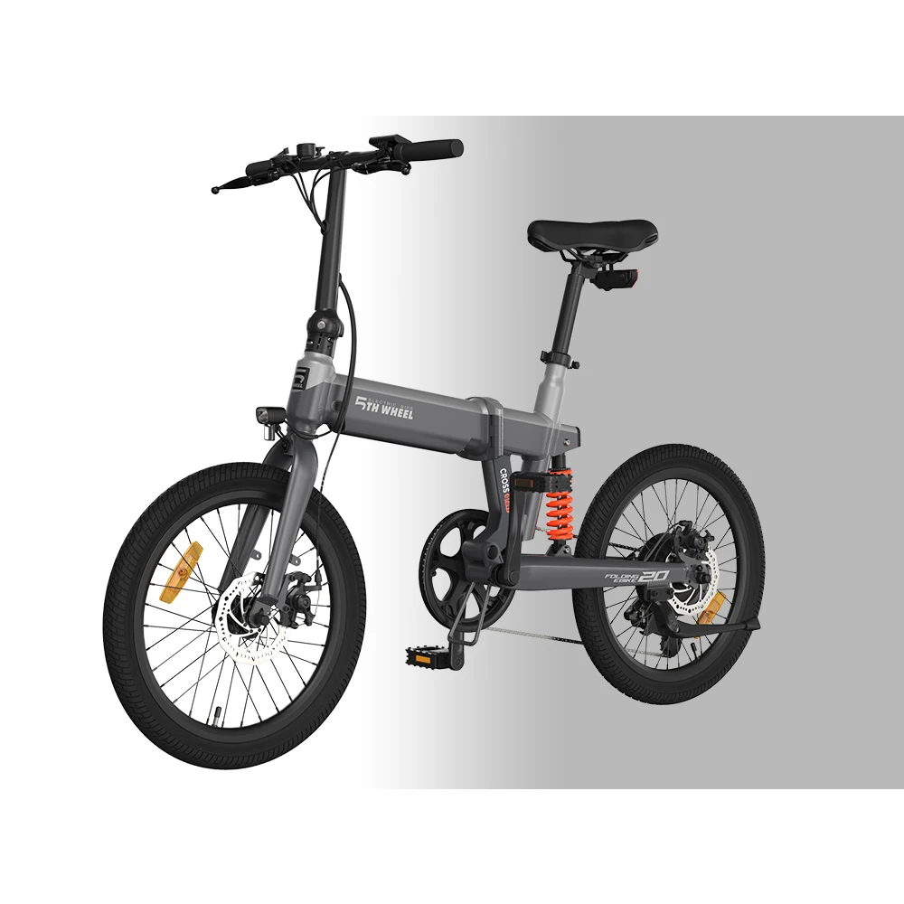EB05 10.4AH48V 350W motor maximum speed 32 km/h 20-inch fat tires foldable adult city cycling electric bicycle