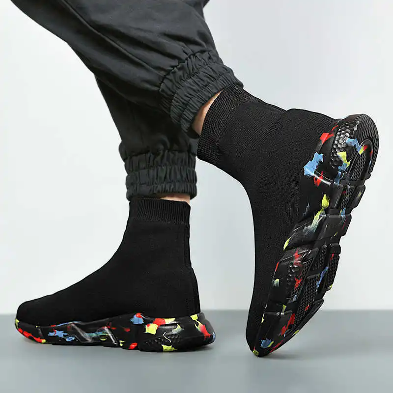 2023SportsShoesForBoysAirMaleRunningShoesWithoutHeelMens