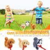 Electric Simulation Dog Plush Toys Interactive 18CM Dog Robot  Walking Barking Tail Wagging Toy for Kids Birthday Christmas Gift 6