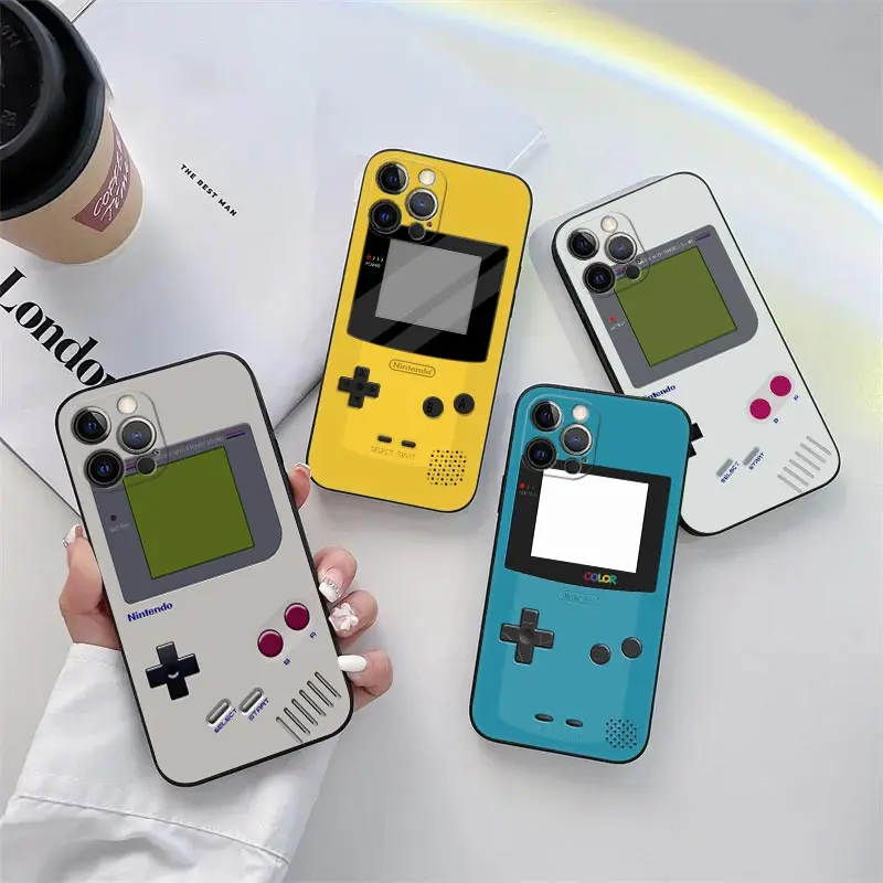 Vibrant Handheld Gaming-Themed Phone Case