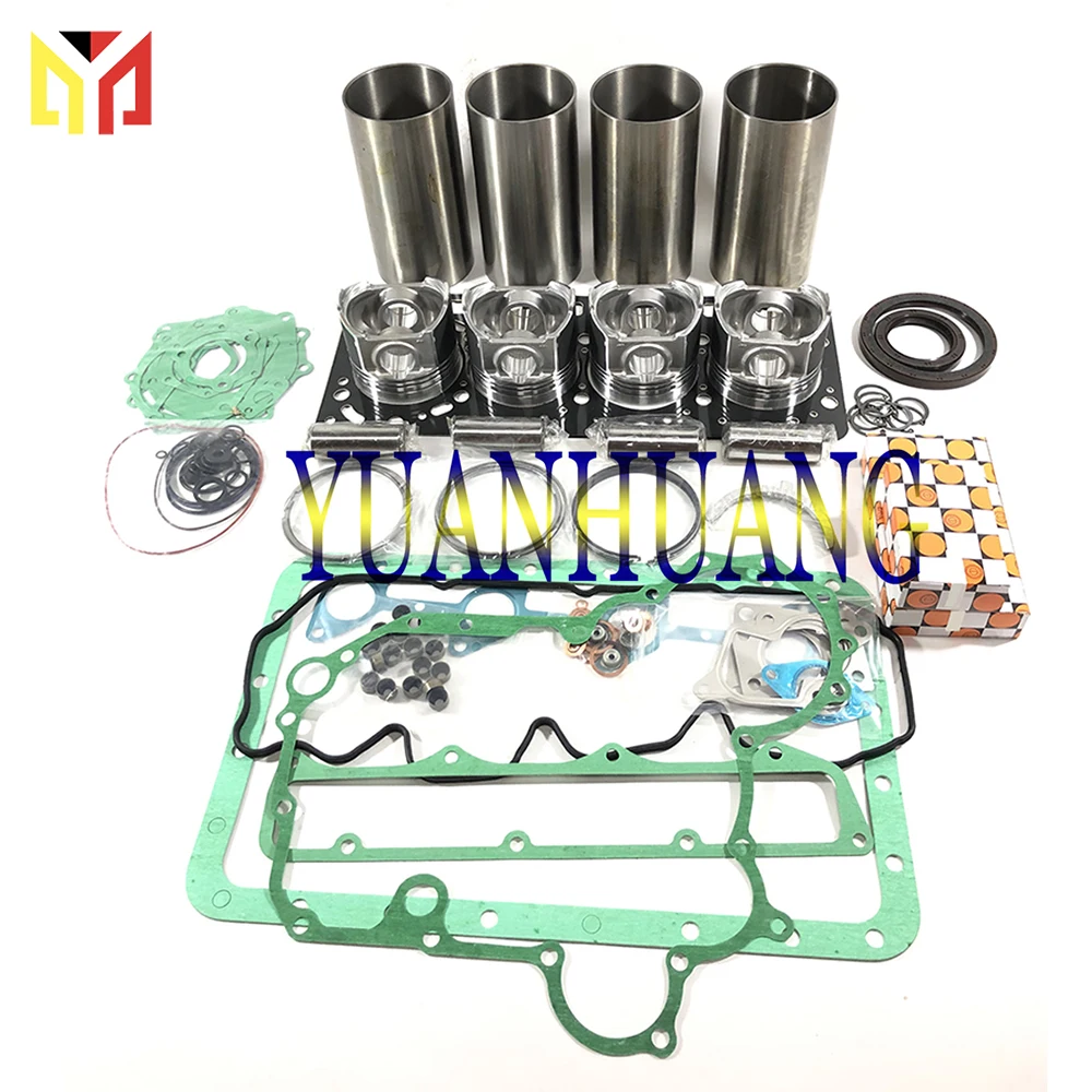 

For Isuzu 4JC1 Engine Overhaul Rebuild Kit Fit Diesel Engine Liner Piston Kit Ring Bearing Full Gasket Set