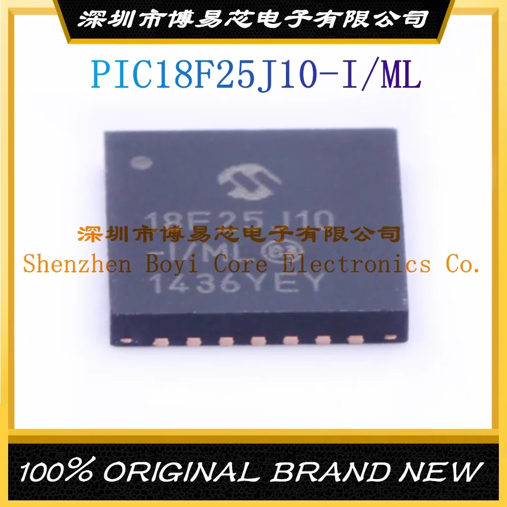 PIC18F25J10-I/ML Package QFN-28 New Original Genuine Microcontroller IC Chip (MCU/MPU/SOC) 1pcs new pic18f2550 i sp pic18f2553 i sp pic18f2580 i sp pic18f2620 i sp pic18f2685 i sp pic18f24j50 i sp pic18f25j10 i sp dip