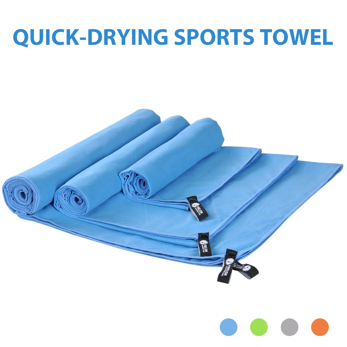 FIRELION Swimming Towel Quick Drying Microfiber Sports Towels Ultra Absorbent Travel Camping Gym Yoga Beach Bath Cycling Towels men s fleece thermal underwear suit quick drying underwear cycling fitness outdoor sports suit