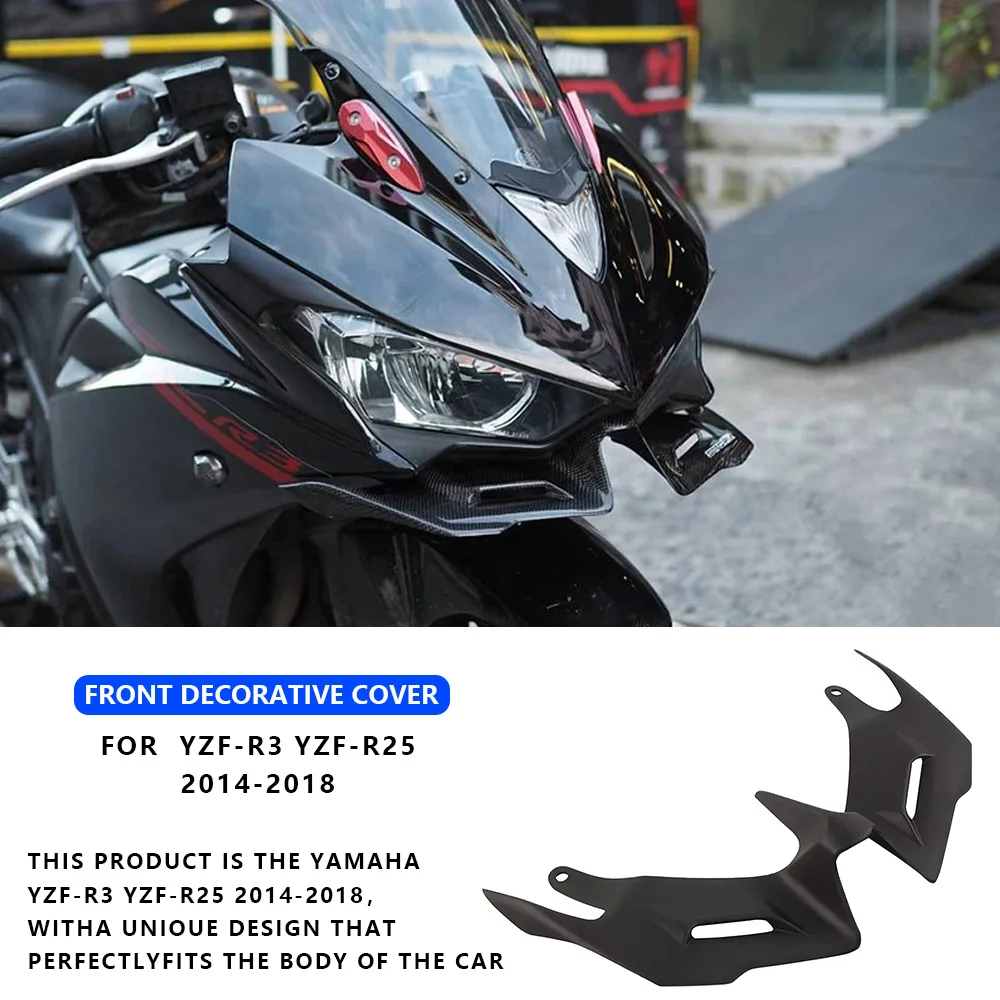 MTKRACING Deflector For YAMAHA YZF-R3 YZF-R25 2014- Front Fairing Winglets Wing Shell Cover Protection Guards Kit motorcycle accessories motorcycle fairing motorcycle winglet motorcycle wing kit