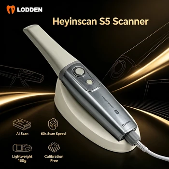 Scanner Intraorale Dentale LODDEN Heyinscan S5 con Display 3D, Telecamera Orale, Attrezzatura per Laboratorio Dentistico, Strumento per Impronte