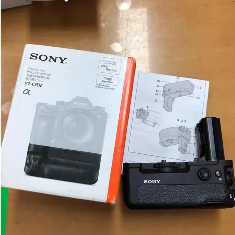 Impugnatura Verticale Originale Vg-C3Em Usata Per Impugnatura Batteria Sony A7M3 A7Iii A7Riii A7R3 A7Rm3 A9