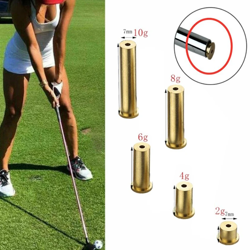 Golf Club Brass Shaft Tip Swing Weights For Adjust Golf Club Component Accessory