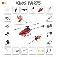 Wltoys XKS K110S K110 RC Helicopter Accessories Canopy Blade Gear Motor ESC Board Rotor Head Tail Servo for K110S Original Parts