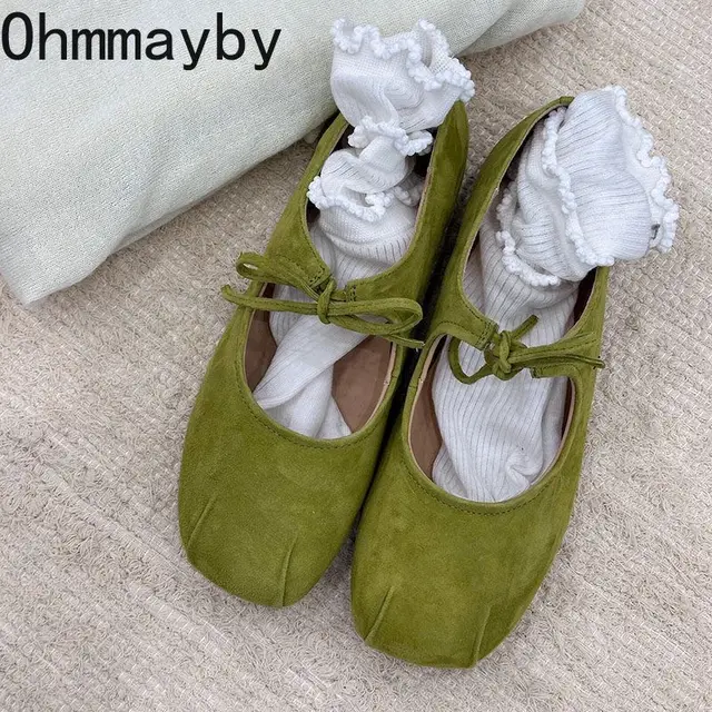Design Women Mary Jane Shoes Fashion Shallow Slip On Shoes 2026 Spring Autumn Ladies Outdoor Party Dress Ballet Flats Shoes