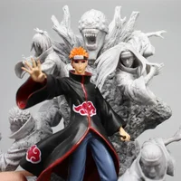 ⁦مجسم شخصية باين (أكاتسكي - ناروتو) بتصميم GK بطول 28 سم | Naruto Akatsuki Pain GK PVC Action Figure Collectible 28cm⁩ - الصورة ⁦6⁩