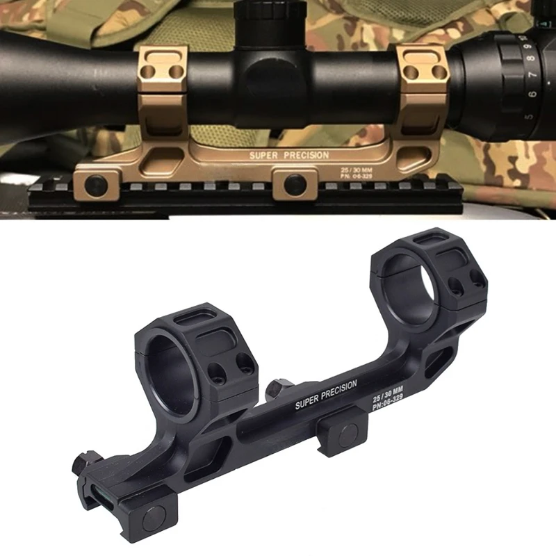 

Tactical Hunting GE Automatics Gun AR15 Rifle Optical Scope Mount 30mm QD Rings Mount with Bubble Level For 20mm Picatinny Rail