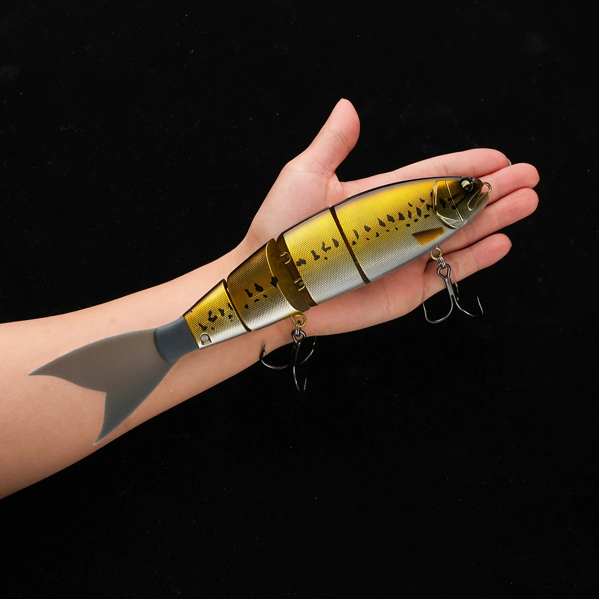 JOHNCOO 25cm Jointed Swimming Lure 105g Floating Wobbler - Image 5