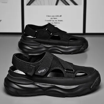 Trendy Designer Men Sandals Mesh Breathable - Image 2