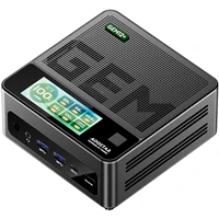 Mini PC Barebone AOOSTAR GEM12+PRO, AMD Ryzen 7 PRO 8845HS, OCuLink & double USB4, avec écran secondaire et lecteur d'empreintes digitales, haute performance 1