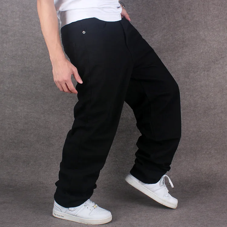 High-End Hip-Hop Men Denim Jeans Skateboard Tide Brand Loose Men Trousers  30-46 Fashion Baggy Men Long jeans 2