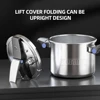 120Kpa Kitchen Pressure Cooker 7.5L Stainless Steel Non Stick Pots Induction cooker gas universal 4